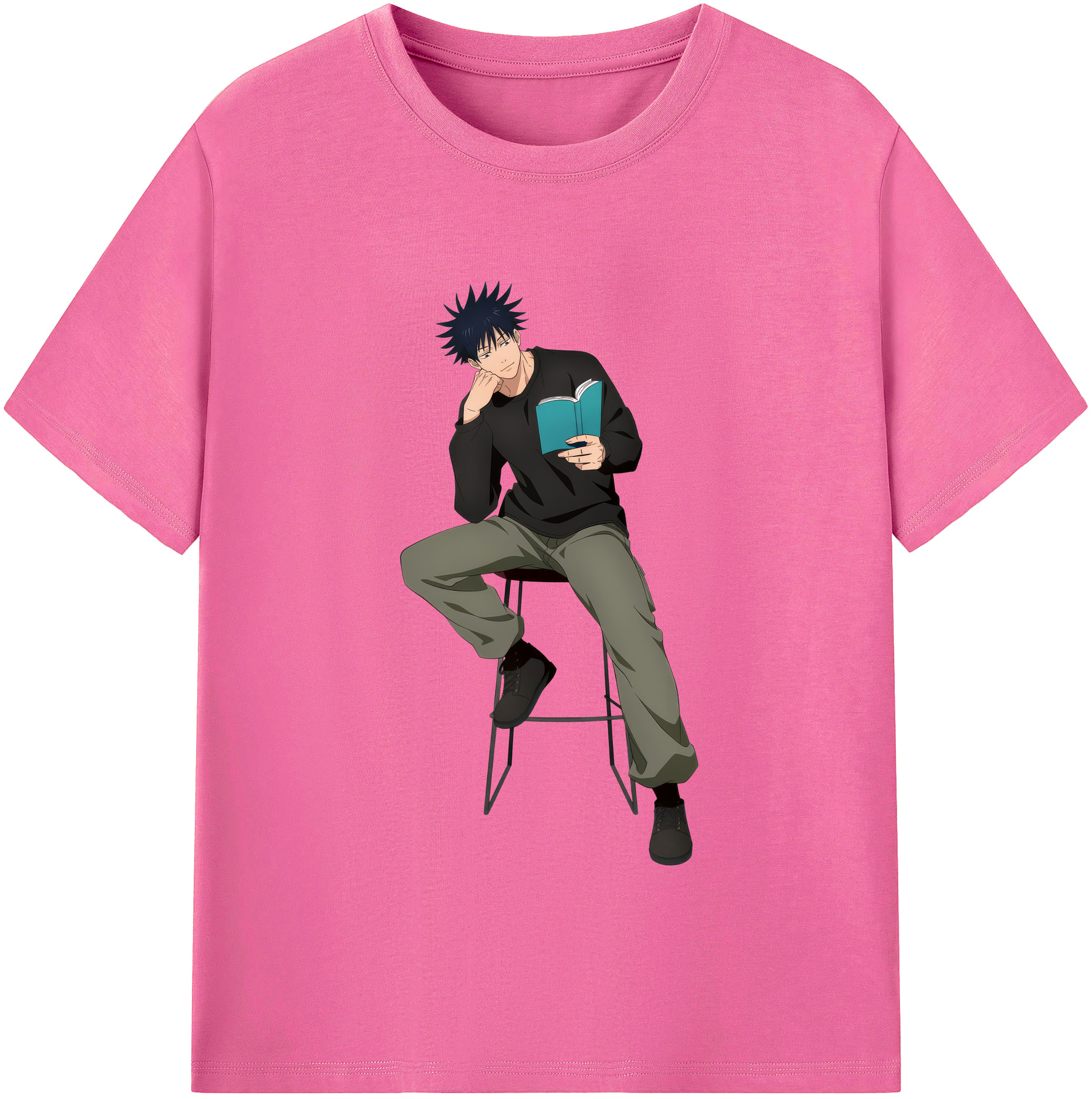 （画像用） 呪術廻戦 Jujutsu Kaisen レディースカジュアルプリントTシャツ（綿100％）